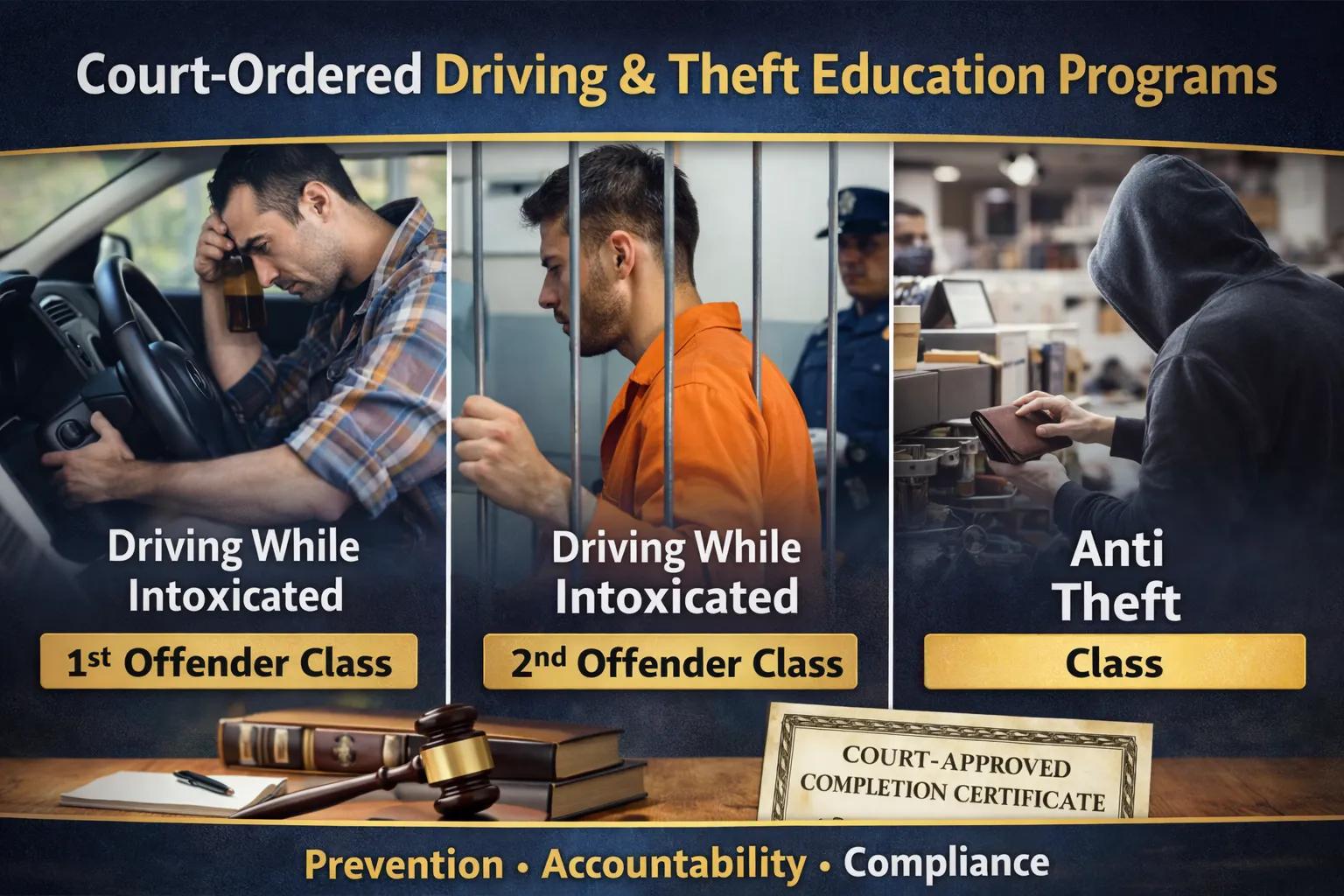 Court-Ordered Driving and Theft Education Programs That Support Compliance and Safer Decisions